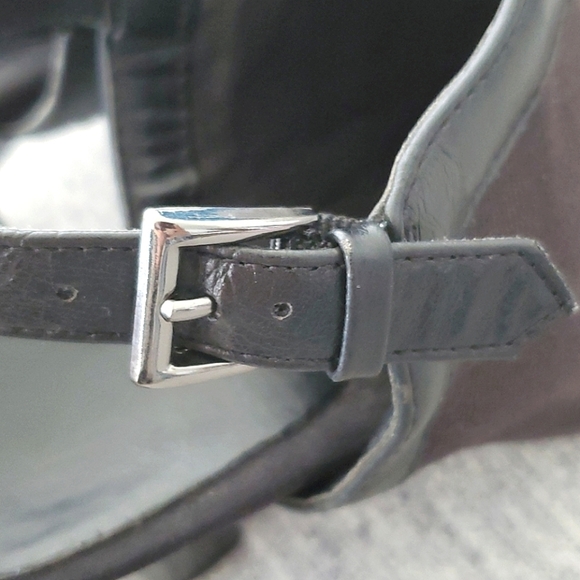 ⭐️3/ $30⭐️ A2 by Aerosoles Women's Black Open Toe Sling Back Shoes Size 5.5 - Picture 8 of 12